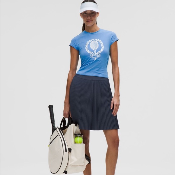 Lululemon Pleated High-Rise Knee-Length Tennis Skirt, L, Club Blue - Picture 8 of 8